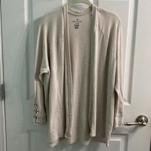AE Soft & Sexy Plush Cardigan - Cream